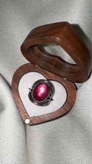 紅鋰雲母水晶戒指64210510183299110