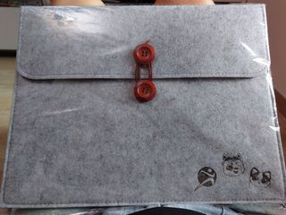 灰色毛氈筆記本電腦保護套64211354923393110