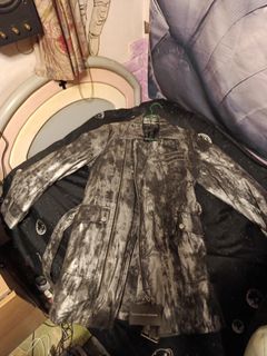 銀色仿皮中長外套64212825003009110