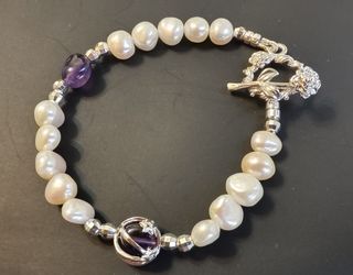 珍珠紫水晶手鍊64213023174530110