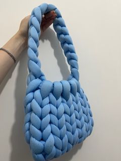 淺藍色編織手提包64214532988418110