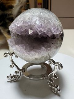 Clear Quartz and Amethyst Smiling Face64216904208513110