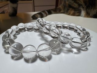 Ultra High-Quality Clear Quartz Bracelet, Raw Stones from Our Own Factory64217368236419110
