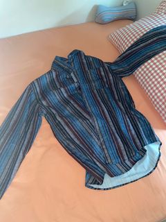 條紋長袖襯衫64218659259137110