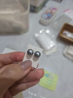 B. 黑珍珠(大粒 啞面)耳釘(耳針、耳托 14K)64211993992065110