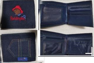 柏靈頓熊 牛仔布銀包64212407162114110