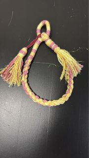 編織手環 黃色和粉紅色64216185891714110