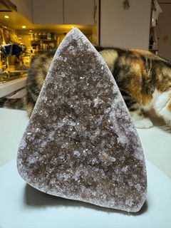 Natural Smoky Quartz Cluster (with gold specks) Triangular Shape Super Discount64216904352002110