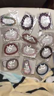 水晶手串 平出清貨 #26-31 螢石 藍晶 粉晶64216657360003110