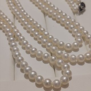 天然淡水珍珠 毛衣鍊 無核5mm 近正圓 接近無瑕64214999043329110