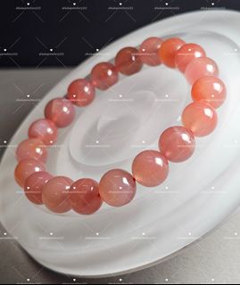 天然 南紅瑪瑙 川料 10mm 手串 Natural Southern Red Agate South Red Agate Bracelet64220304976386110
