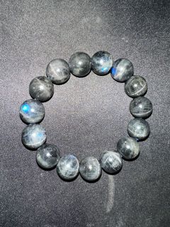 黑拉長石 水晶 手串 12.5mm64214076027137110