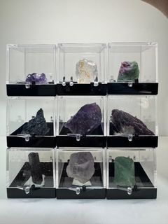 小型礦標  黑碧璽 螢石 水晶 粉晶   紫鲤輝64213440884354110