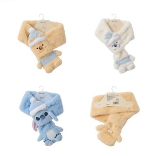 小熊維尼 頸巾 圍巾 scarf 保暖 裝飾 史迪仔 stitch winnie the pooh 公仔 卡通 生日禮物 送禮64214533882115110