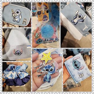 UK Direct Shipping / UK Purchase - Disney Stitch Lilo & Stitch Makeup Bag / Wallet / Hair Ties / Keychain / Beanie64219292100098110