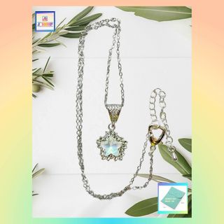 【Sundays Live Stream】【DIY Matching - Discount Price】Pentagram Milky White Zircon Necklace (Includes 1 Elegant Velvet Drawstring Bag ※ While Supplies Last ※) (Model: JS-HMN-02)【※ Sold at discounted price, no further discounts available ※ 《Shipping fee covers only SF Express》】64214533672707110