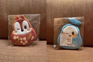 (禮物首選) 迪士尼 Disney Chip n Dale 鋼牙 大鼻 唐老鴨 Donald Duck 達摩毛絨袋 Plush Bag64218661152387110