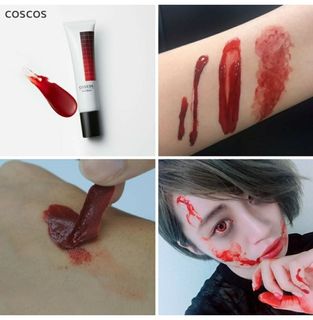 [現貨] COSCOS Fake Blood 仿真血膏 萬聖節 halloween party 化妝 cosplay專用 吸血鬼 殭屍 假血64213241995266110