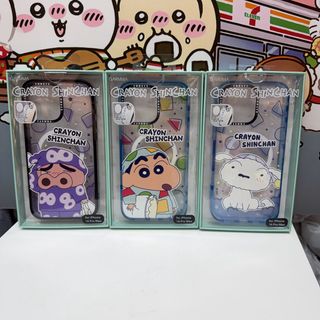 [清貨特價] 台灣Garmma 蠟筆小新 iPhone 16 ProMax case 磁吸保護殼 手機殼 phone case Crayon Shinchan 小白 左衛門64216187369730110