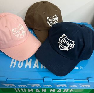 日本預訂 human made 刺繡 logo 洗水感cap帽77364208318995971110