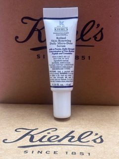 (全新旅行裝) Kiehl’s 4ml 醫學淡紋緊緻再生精華 Retinol Skin-Renewing Daily Micro-Dose Serum64218862958466110