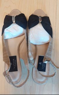 全新 Lanvin 24碼女裝高跟涼鞋64212605954946110