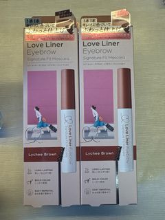全新未開封 Love Liner Eyebrow Signature Fit Mascara - Lychee Brown64211995047553110