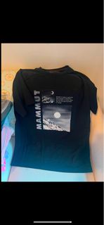 💜 Mammut black T-shirt 長毛象黑色上衣64212824187266110