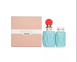 🔥包順豐 MIU MIU Signature Eau De Parfum Gift Set 套裝 (EDP 100ml + Body Lotion 100ml) / Perfume 香水 EDT + 潤膚乳64217604598275110
