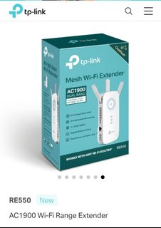 "冇盒及包裝” TP-Link RE550 AC1900 Mesh Wi-Fi 擴展器64208317105923110