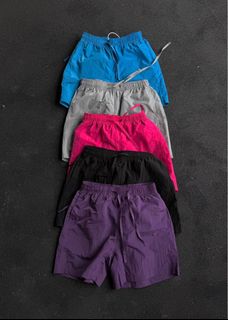 AIRBOXS 設計師iins戶外輕量尼龍格紋防水透氣速幹運動跑步休閒短褲64215001290499110