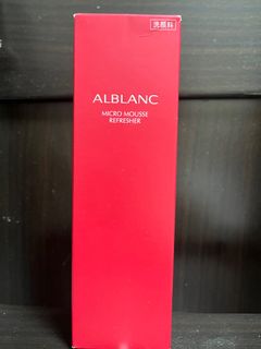 ALBLANC 潤白美肌鑽亮按摩洗顏慕絲。64216658790531110