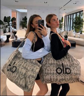 🌟品質保障🌟ALO 大容量棉麻扎染托特包64213023000195110