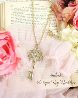 Amavel 古董鑰匙項鍊日本正品64211994259586110