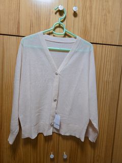 杏色鈕扣開襟衫64214783872386110