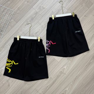 ARCTERYX 25ss New Color Gradient Bird Casual Loose Wide-Leg Drawstring Elastic Waist Shorts Pants64216660408449110