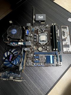 ASUS Motherboard H61 P8H61-M LX3 with Intel Core i3-3220 and other accessories64210512207875110