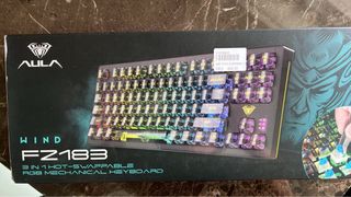 Aula狼蛛F2183 鍵盤64211354720897110