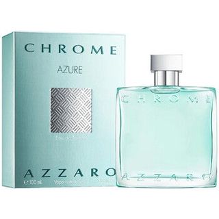 Azzaro Men's Chrome Azure EDT 3.4 oz [Niche Fragrance] [Most Comprehensive Online] [Pre-Order from Overseas]64210511493379110