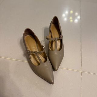 B Major AREN Camel 棕色高踭鞋 (Size 37)64214532546691110