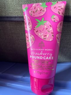 Bath & Body Works 草莓磅蛋糕身體乳霜64210932530434110