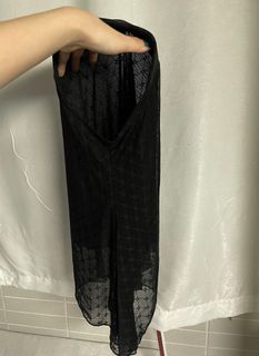 Black mesh hijab Muslim head scarf 黑色網紗方便頭套 中東穆斯林印尼頭巾64220932786179110