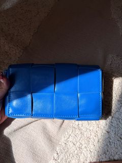 藍色編織手拿包64209639868803110