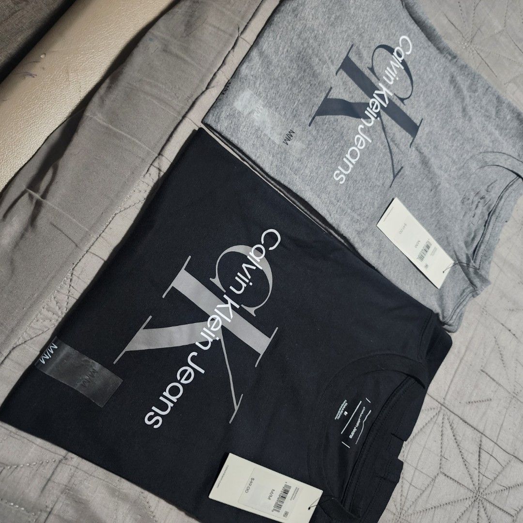 Calvin Klein (Category: Tshirts & Polo Shirts ) located in Manila. Submitted by zamken21 (Listing ID 1399175392, Image 3). Description: Brandnew with tag original from canada size Mediun W21 L27 Gray No paper bag MOP : gcash, Maya , Unionbank Shipping : j&t , lbc meetups : Paco , Pedro gil, Rob Ermita.