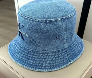 CALVIN KLEIN 漁夫帽 男女同款 牛仔藍41364214533868675110