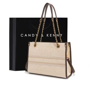 💎誠信賣家💎CANDY & KENNY 官網正品通勤大包包女2025新款大容量托特包鏈條斜挎64215241533443110