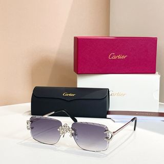 Cartier 鑽石太陽眼鏡64208762307459110