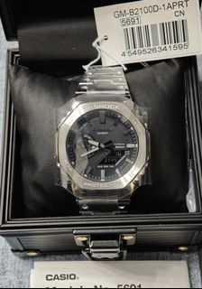 [Hong Kong Version] Casio G-SHOCK GM-2100 Metal Case Farmer's Oak | Solid Steel Band | Unisex64210707486081110