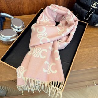 🌟品質保障🌟CELINE ·賽琳經典羊絨圍巾64211994475651110