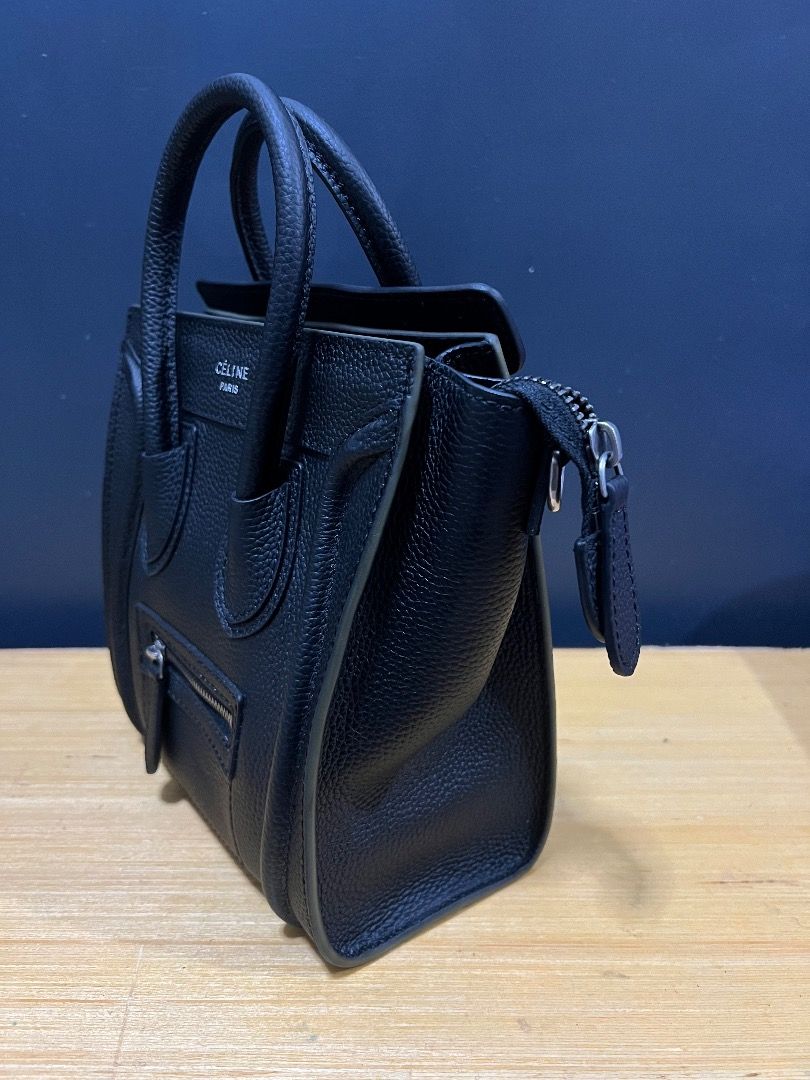 Celine Nano Luggage black leather (Category: Luxury Bags & Wallets) located in Antipolo. Submitted by mjlenihcpreloved (Listing ID 1337193959, Image 3). Description: .